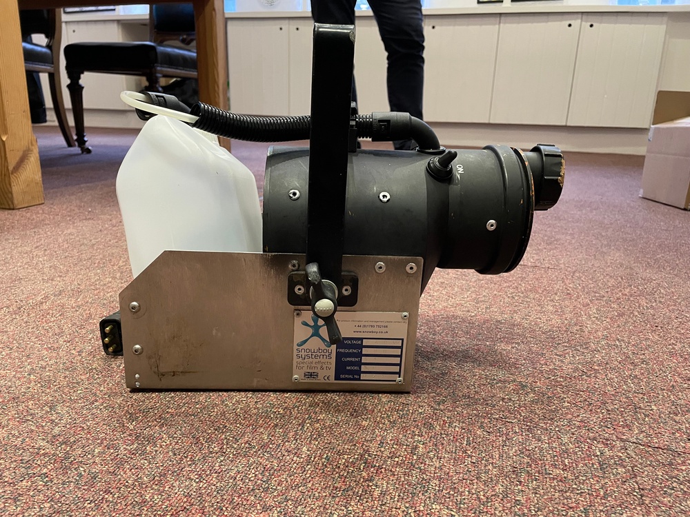 An investigation by the HSE found Emma Bridgewater Limited had not properly assessed the risks of using the snow machine and had failed to make sure it was properly secured to prevent it from falling out of the window – despite the manufacturer’s instructions explaining how to safely install it (PA)