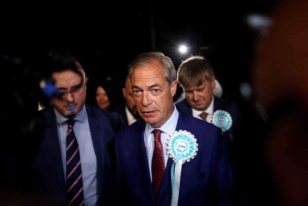 Reform UK leader Nigel Farage won the Clacton seat in 2024 on his eighth attempt to become a MP (AFP/Getty)