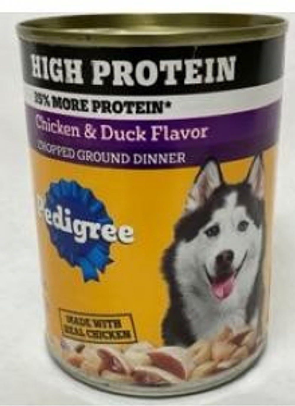 Two lots of High Protein Chopped Chicken & Duck Flavor food for dogs were recalled (FDA)