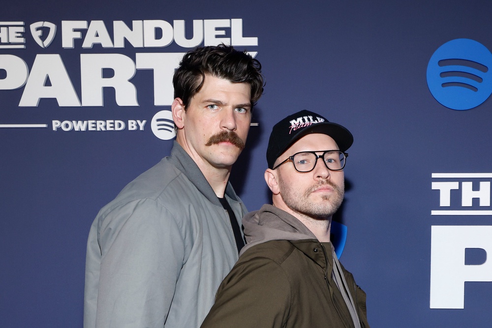 Lewan and fellow former NFL player Will Compton host the popular ‘Bussin’ With The Boys’ podcast, which has hosted Kelce on multiple occasions (Getty)