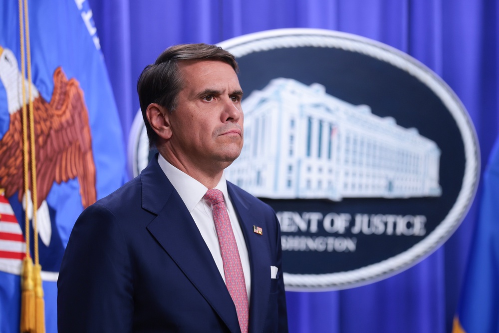 Acting Attorney Todd Blanche signed off on a controversial deal that shields Trump, his family and their businesses from tax investigations after the president dropped his $10 billion lawsuit against the IRS (Getty)
