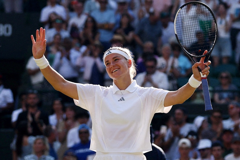 Muchova is into the Wimbledon semi-finals for the first time, where she will face Coco Gauff (Reuters)