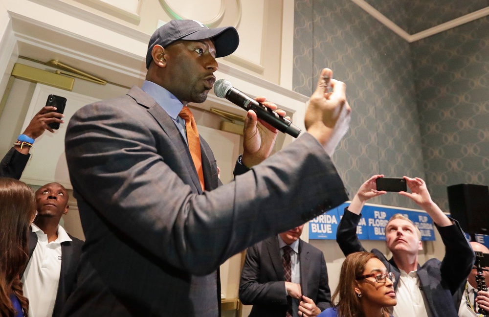 Gillum was once considered a rising star of the Democratic Party but later exited public life (AP Photo/John Raoux)