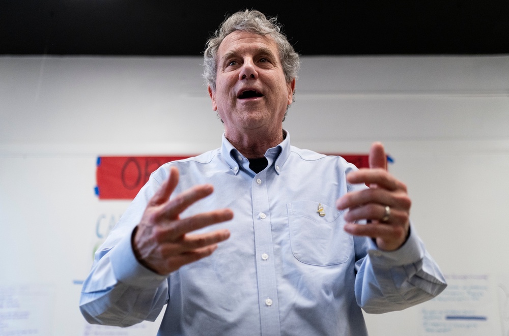 Former Sen. Sherrod Brown (D-Ohio) is running for Ohio’s other seat after he narrowly lost re-election in 2024. (Getty)