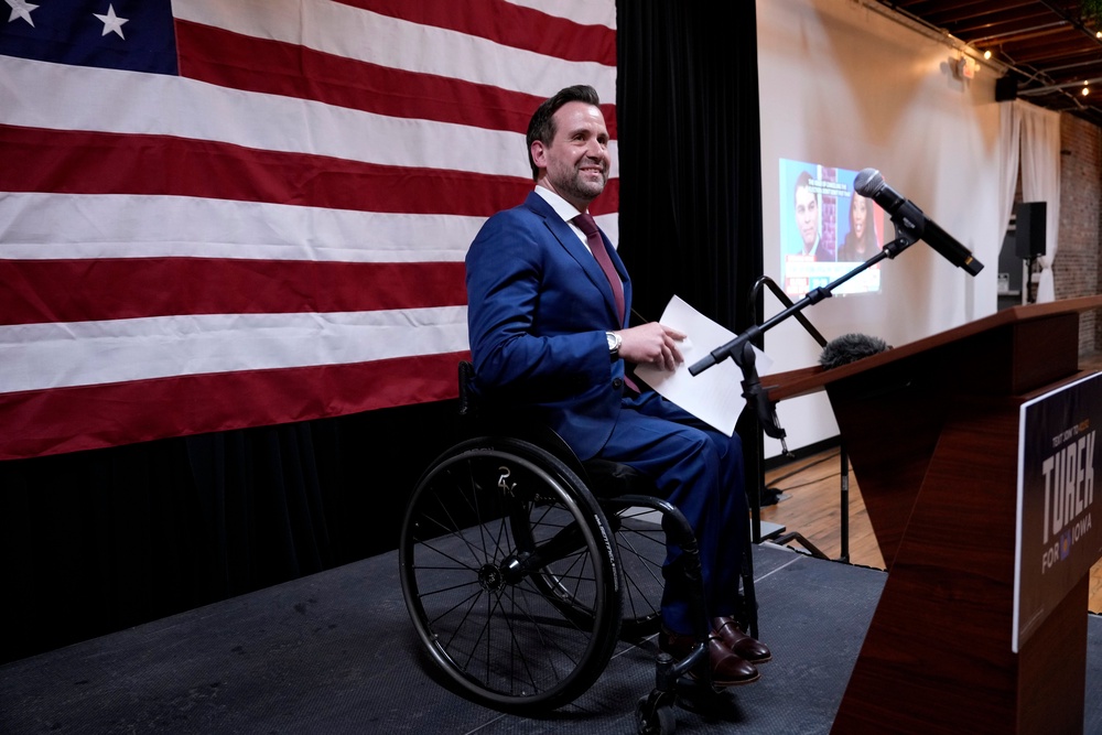 Iowa Democratic Senate candidate Josh Turek is hoping to flip a seat Democrats have not won in almost 20 years. (Getty)