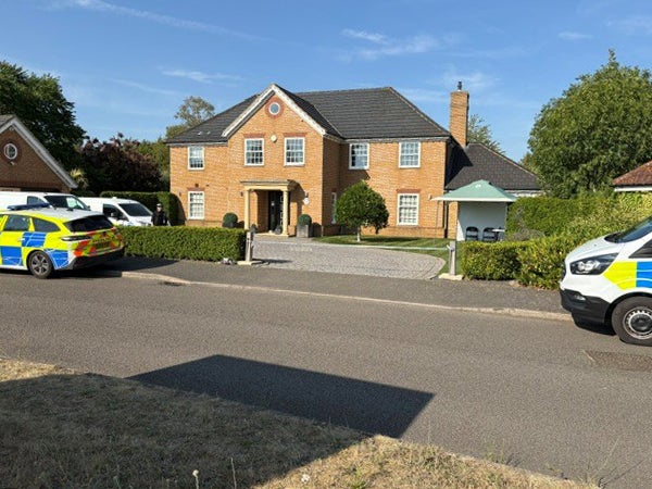 Officers forced their way into a house in Carnoustie Drive (Ted Hennessey/PA) (PA Wire)