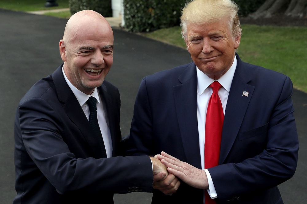 Trump contacted Infantino to attempt to get Balogun’s ban overturned (Getty)