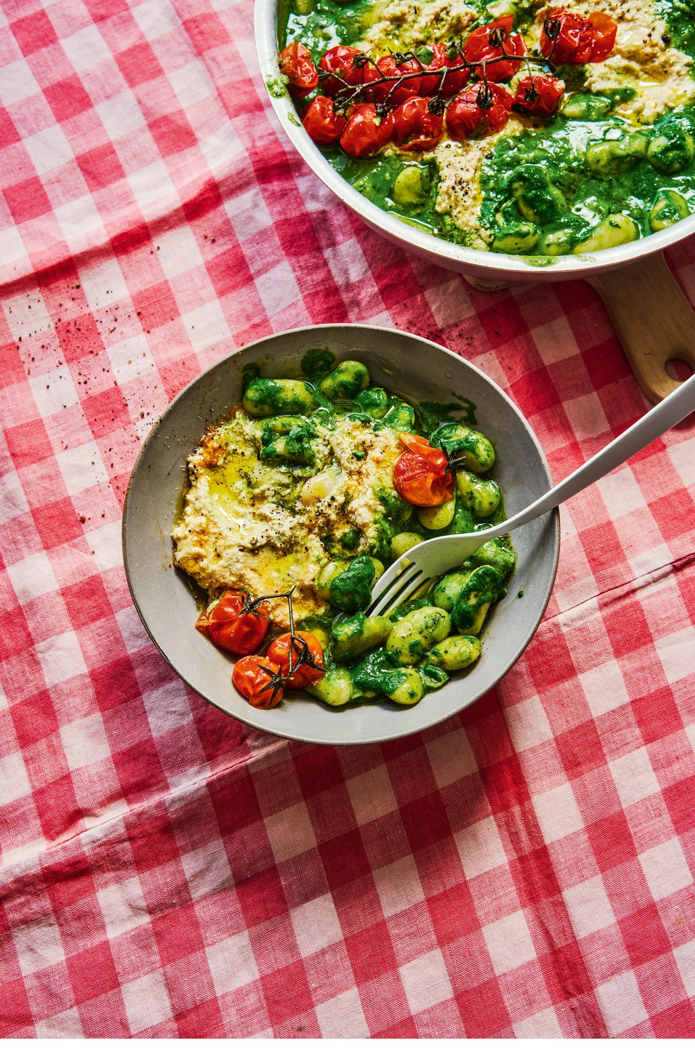 Butter beans, spinach and tofu ‘cream cheese’ make this Macfie’s greenest high-protein showstopper (Haarala Hamilton)