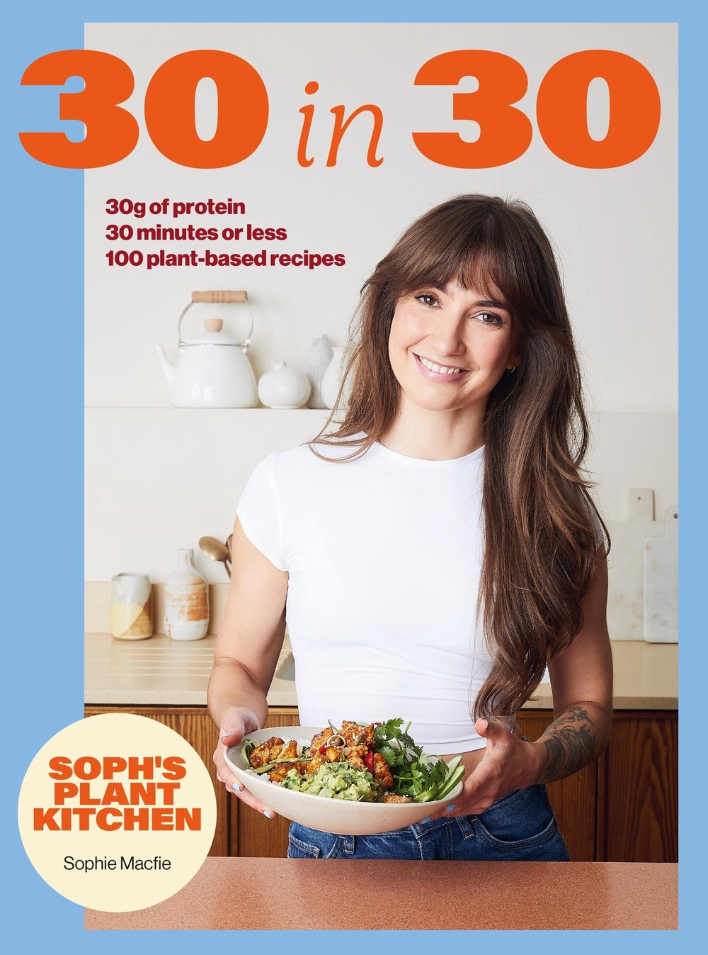 Macfie’s new cookbook promises 30g of protein in 30 minutes or less (Yellow Kite)