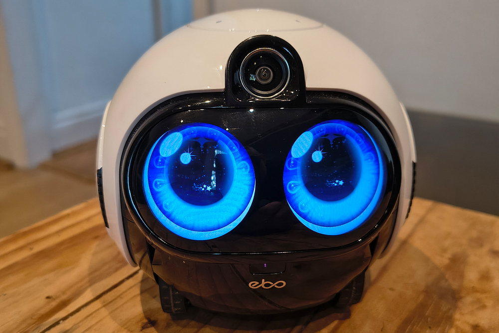I tested the Enabot Ebo Max AI robot with my own family (Stuart Pritchard/The Independent)