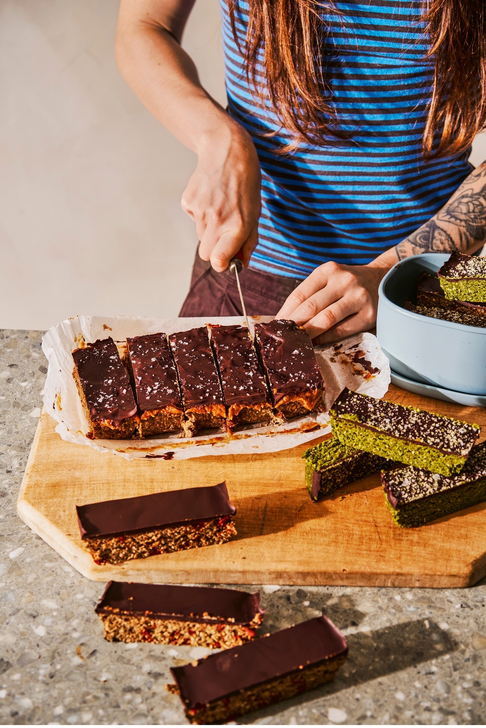 Homemade protein bars can be cheaper, simpler and less packed with additives than shop-bought versions (Haarala Hamilton)
