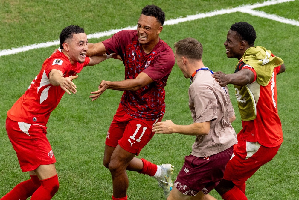 Image from: Switzerland v Colombia LIVE: Swiss break Colombian hearts in penalty shootout to reach World Cup last 16