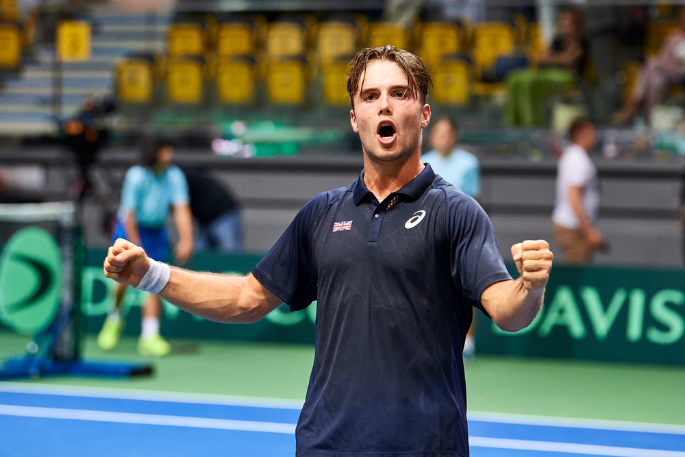 Fery won on his debut for Great Britain in the Davis Cup against Poland (Getty)