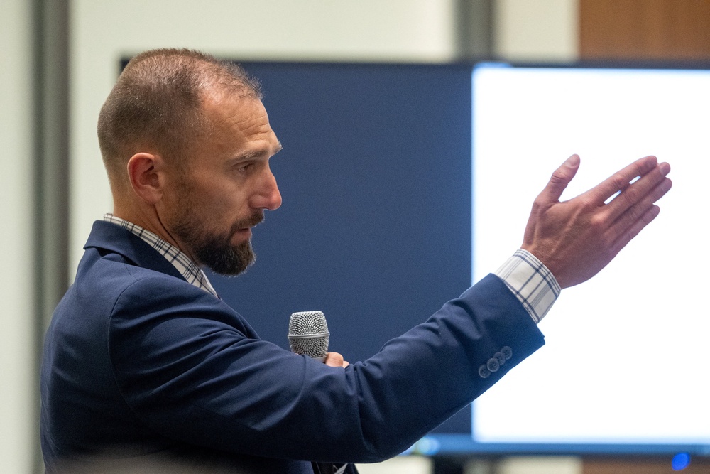Deputy Utah County Attorney Ryan McBride during a preliminary hearing in 4th District Court for Tyler Robinson (Reuters)