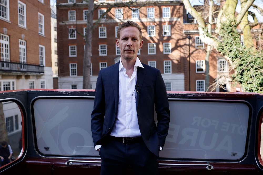 Laurence Fox, actor turned campaigner (AFP/Getty)