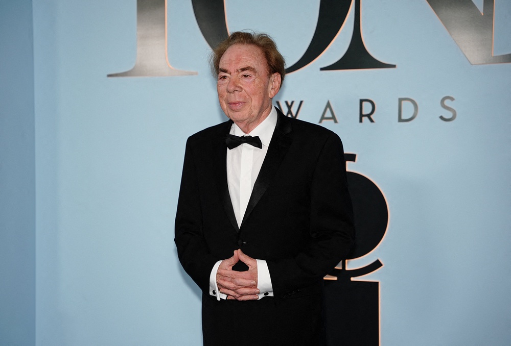 Andrew Lloyd Webber praised Ryder’s performance, saying he is ‘very possibly the best-ever vocalist we ever had’ in the role of Jesus (Reuters)