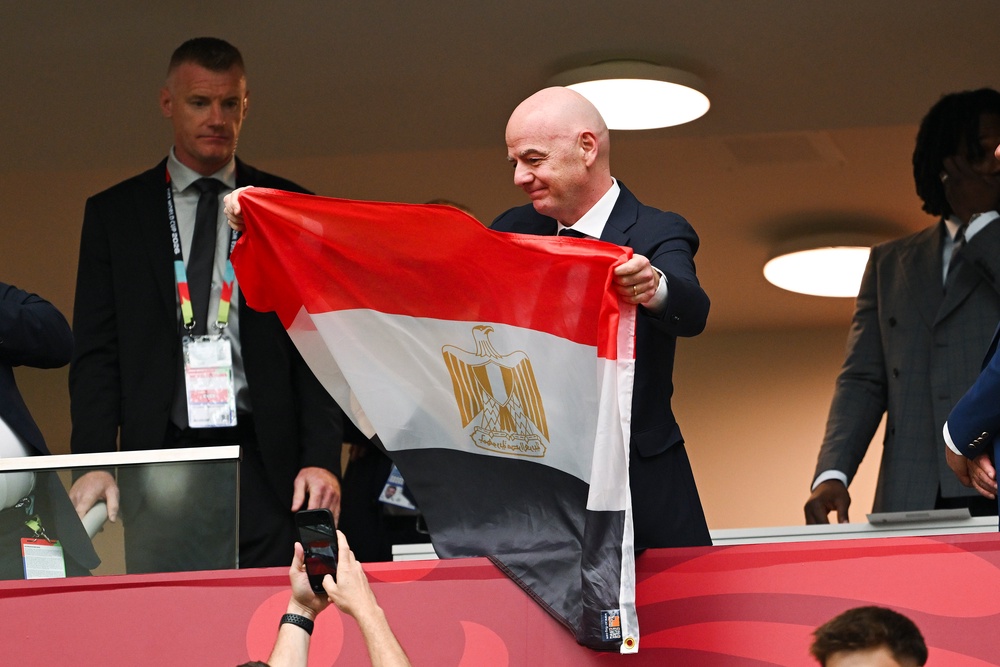 Fifa president Gianni Infantino has faced calls to resign during the World Cup (Getty)