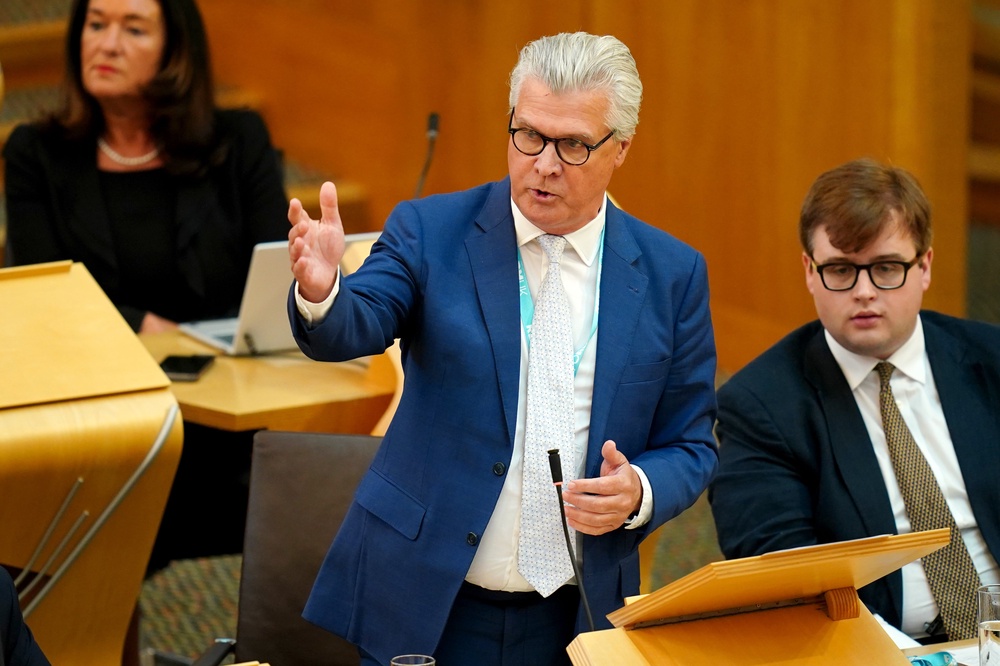 Malcolm Offord claimed the other parties are scared to go up against Nigel Farage in the Clacton by-election (Jane Barlow/PA) (PA Wire)