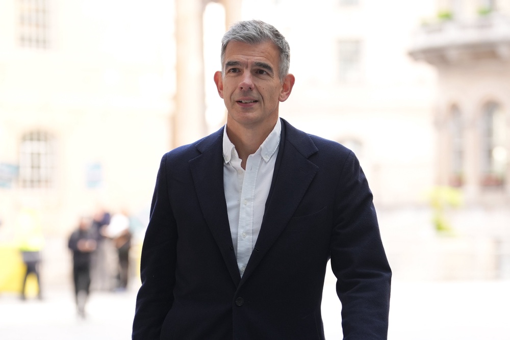 Matt Brittin succeeded Tim Davie as the head of the BBC almost seven weeks ago (Lucy North/PA) (PA Wire)