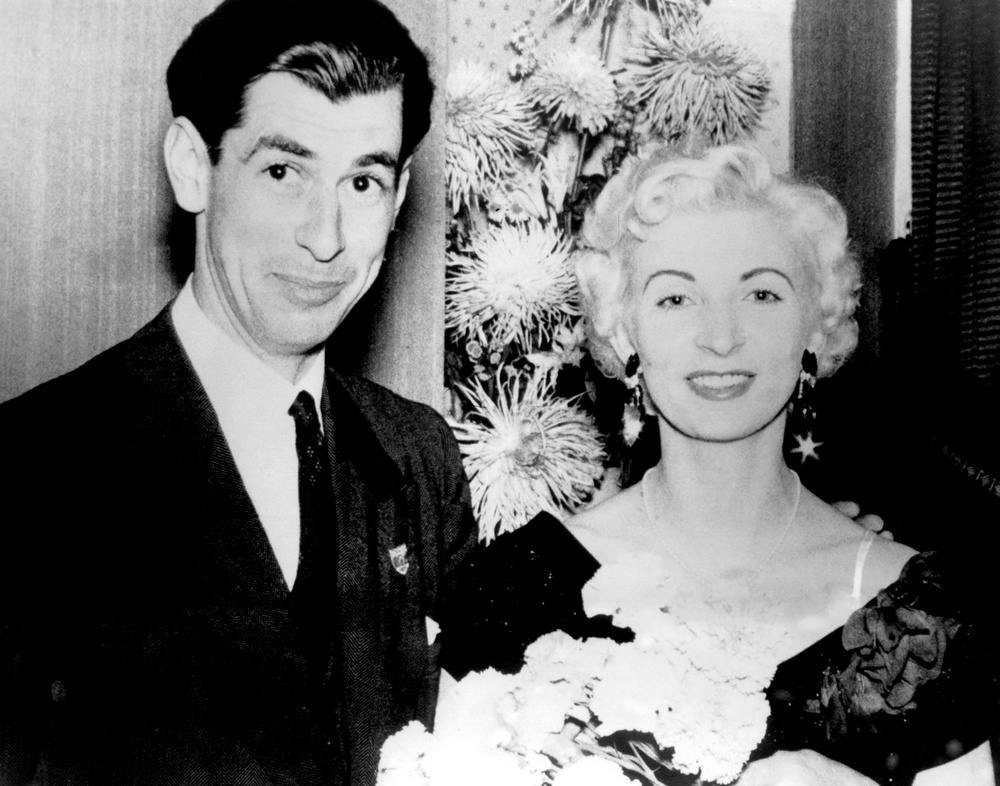 David Blakely (l), the racing driver who was killed by Ruth Ellis (r) in 1955 (Tophams/PA) (PA Archive)