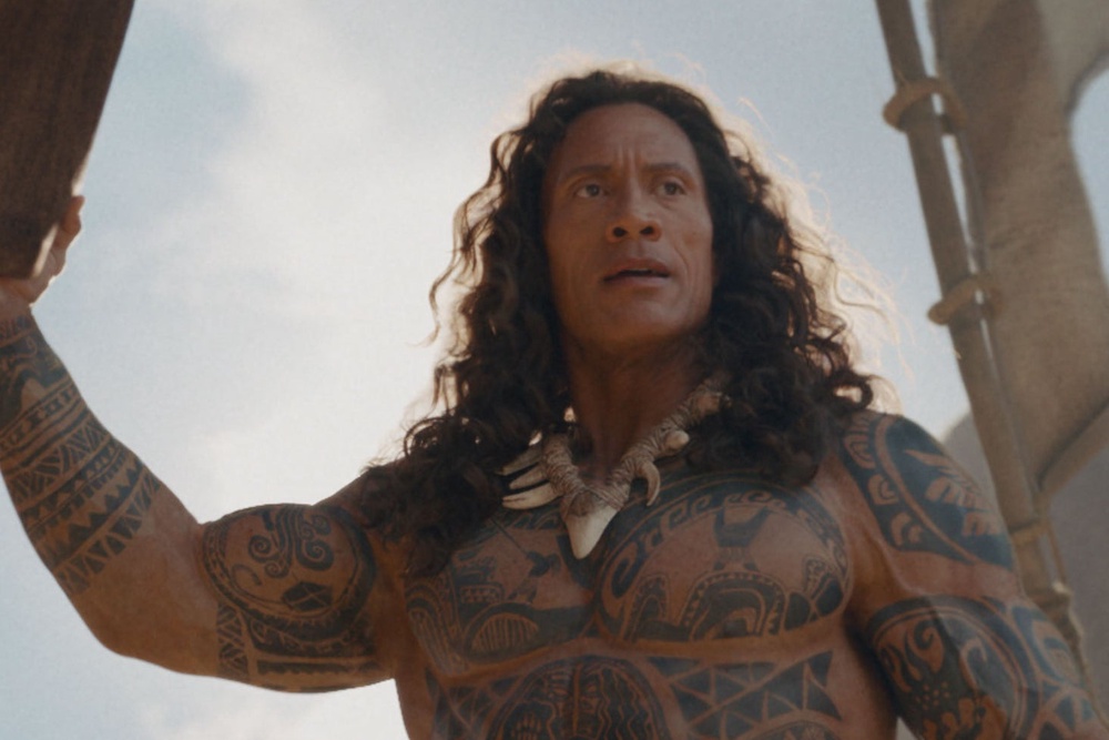 Dwayne Johnson in 'Moana' (Disney)