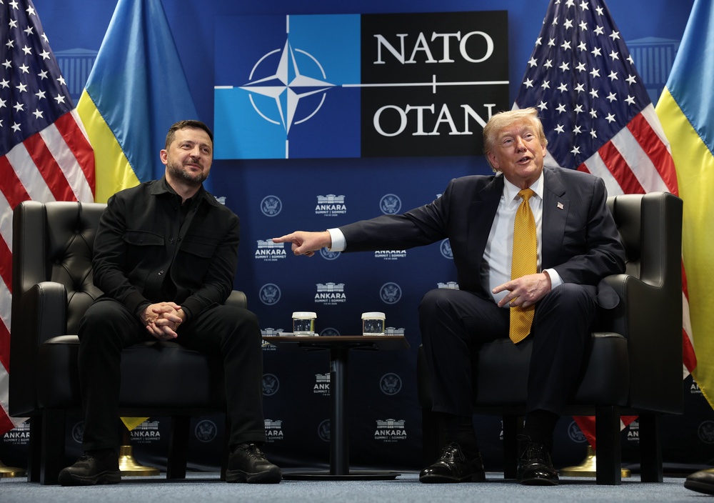 Mr Zelensky directly conveyed this request to Donald Trump during an Oval Office meeting this week, part of his recent visit to Washington, according to an individual familiar with the discussions (Getty)