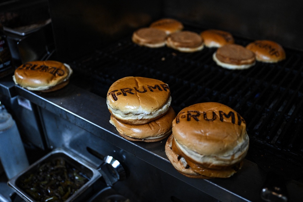 Trump hailed Walmart’s 12 percent discount on ground beef and said it had been instigated ‘at my administration’s request’ (AFP via Getty Images)