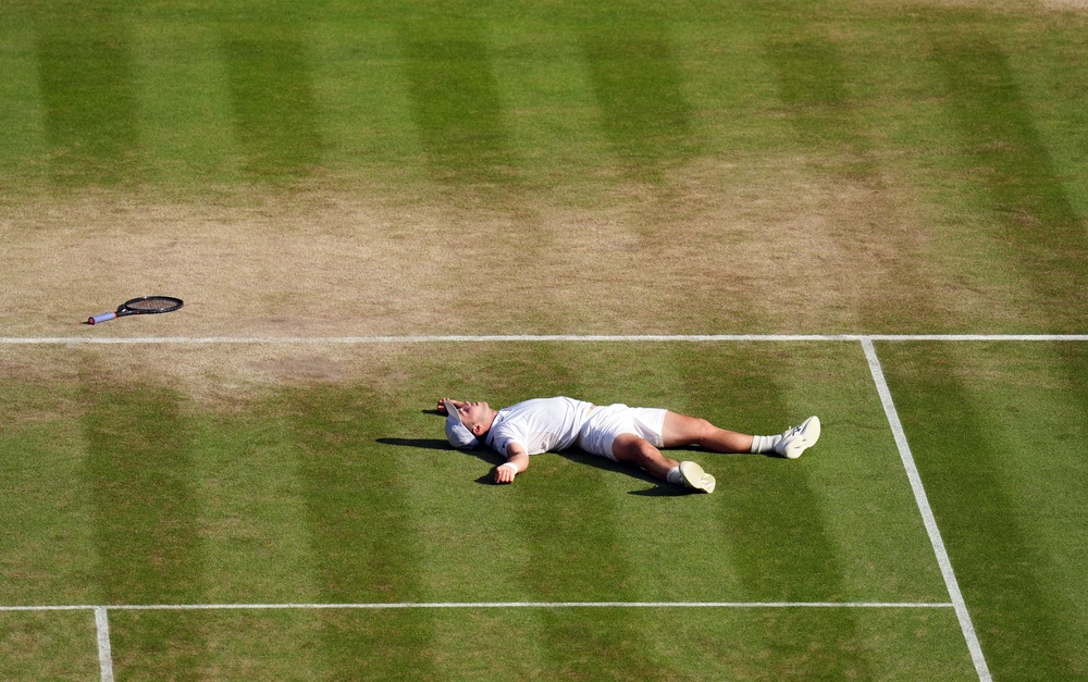 Fery celebrates victory (John Walton/PA) (PA Wire)