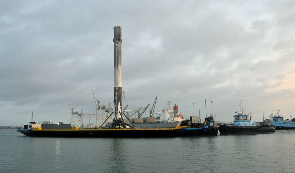 Demand for space-based internet systems, exploration projects, AI data centers and national security missions is driving rocket launches, and firms are exploring using offshore platforms to conduct them (AFP/Getty)