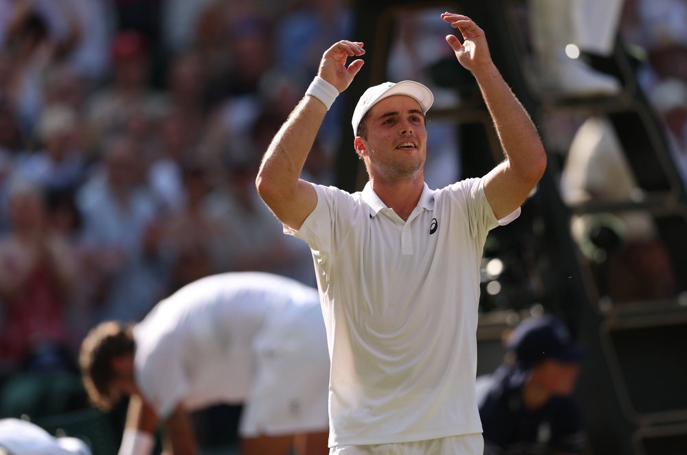 Fery is just the fifth British man to reach the Wimbledon semi-finals in the open era and has done so ranked 114th in the world (Getty)