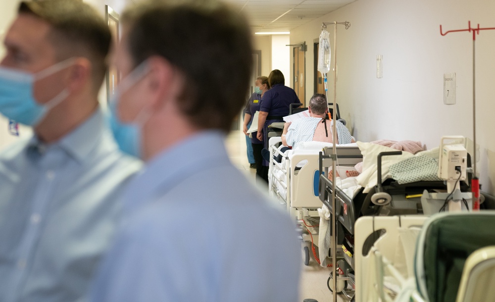 Corridor care is ‘now a year-round crisis’ leaders of the Royal College of Nursing in Scotland warned, as a survey found almost a fifth of nurses providing care on a daily basis in ‘inappropriate’ areas of hospitals (Joe Giddens/PA)