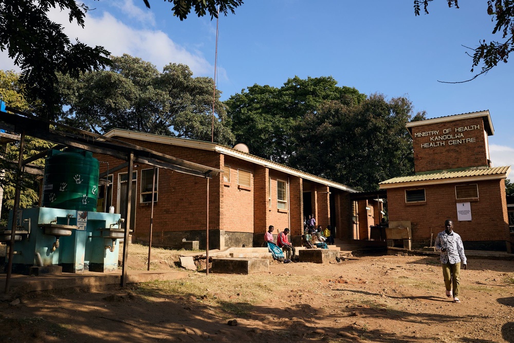 The Kangolwa Health Center serves a population of 23,251 (Lee-Ann Olwage/WaterAid)