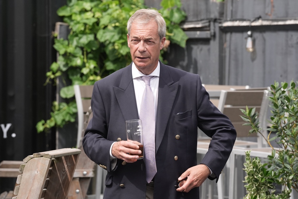 Image from: Nigel Farage latest: Britons back Count Binface in new Clacton by-election poll amid Reform donations row