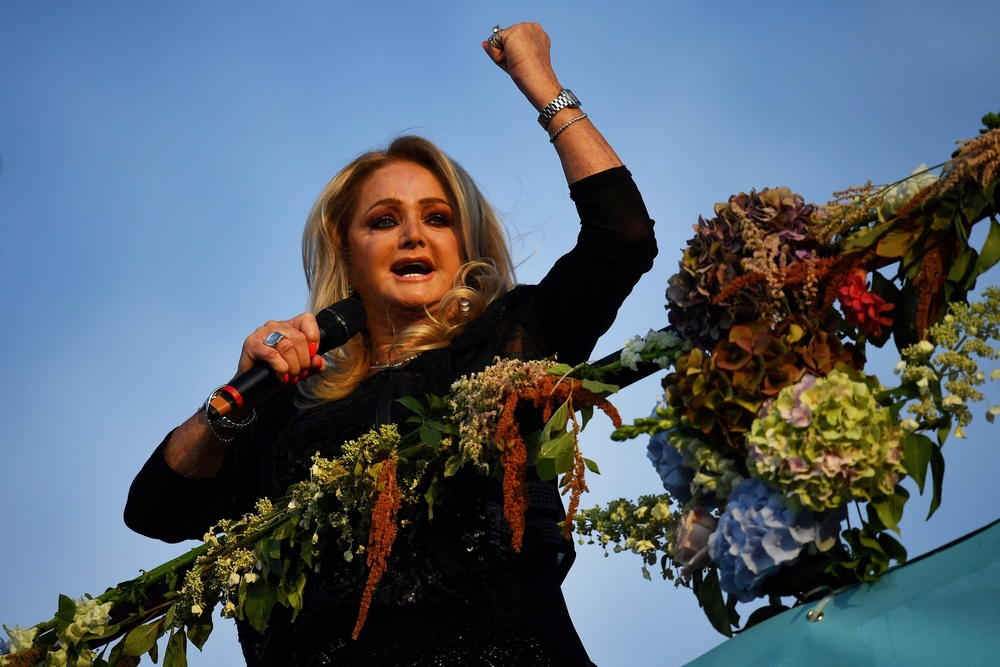 Bonnie Tyler performing at Last Night of the Proms in 2019 (Reuters)