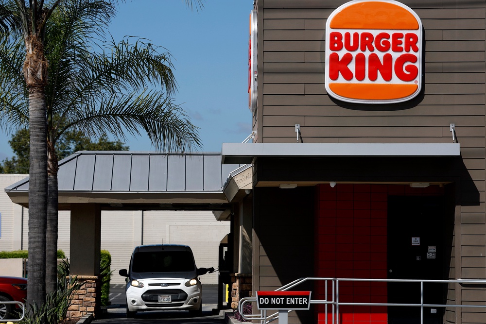 The exchange was sparked after an X user complained about the cost of one of Burger King's products (Getty)