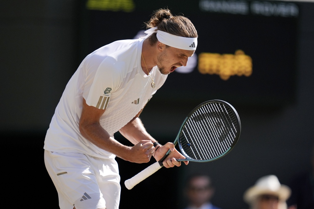 Alexander Zverev is also a first-time Wimbledon semi-finalist (Andrew Matthews/PA) (PA Wire)