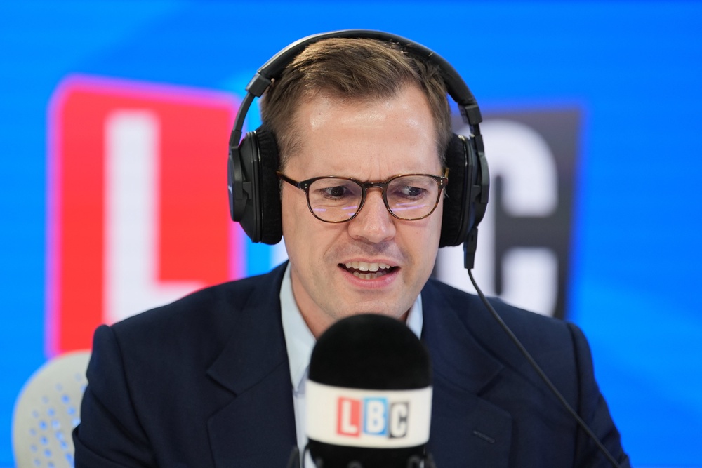 Reform UK Treasury spokesman Robert Jenrick defended the party leader on Thursday (LBC/PA) (PA Wire)