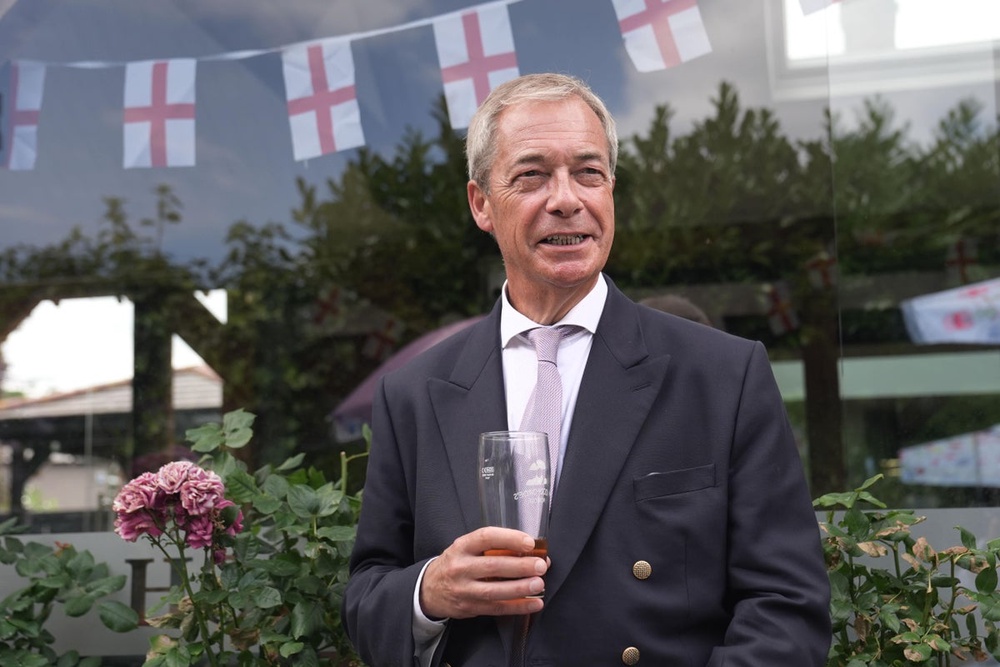 Image from: Nigel Farage latest: Reform leader acted incorrectly over gifts, says new poll as approval ratings slip