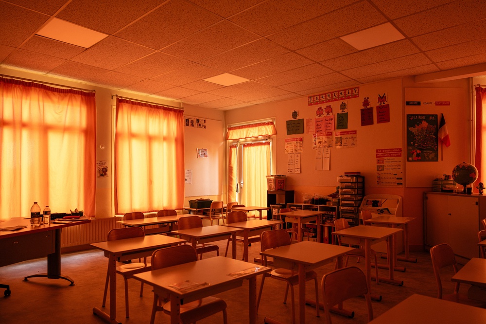 More than 1,000 schools either closed or partially closed on the Thursday and Friday of that week (AFP/Getty)