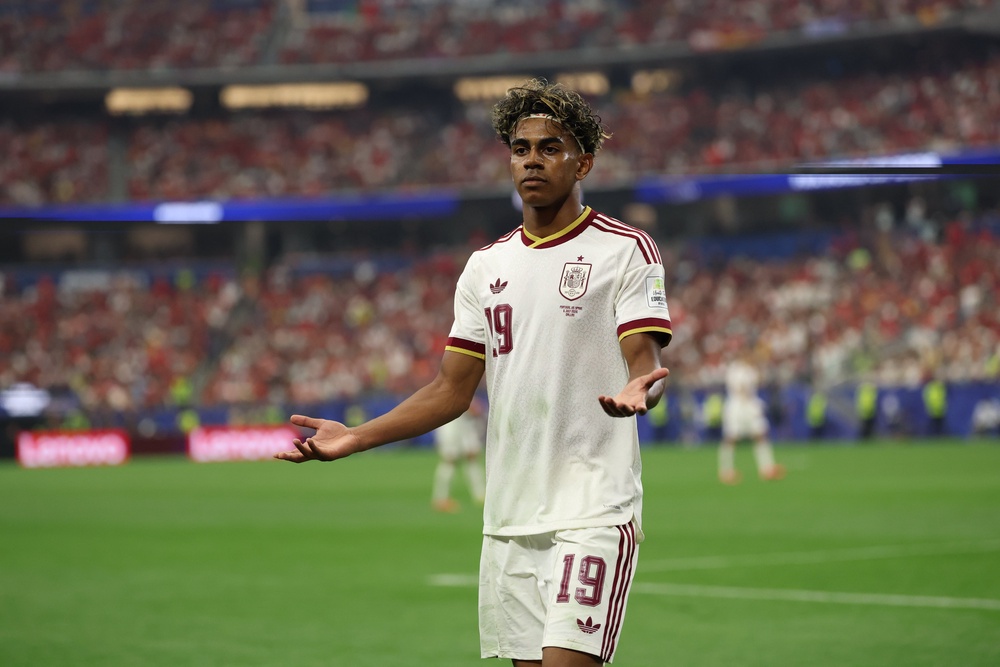 Spain winger Lamine Yamal will be looking to play a key role in the World Cup quarter-final against Belgium (Gareth Patterson/AP) (AP)