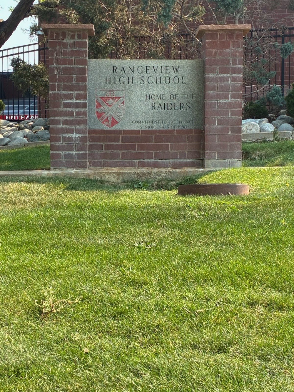 Aurora Mayor Mike Coffman said some Aurora Public Schools buildings, including Rangeview High School, had 'very green' grass and suggested the district is watering its lawns 'in defiance of Aurora's current Stage I drought water restrictions' (Mike Coffman)