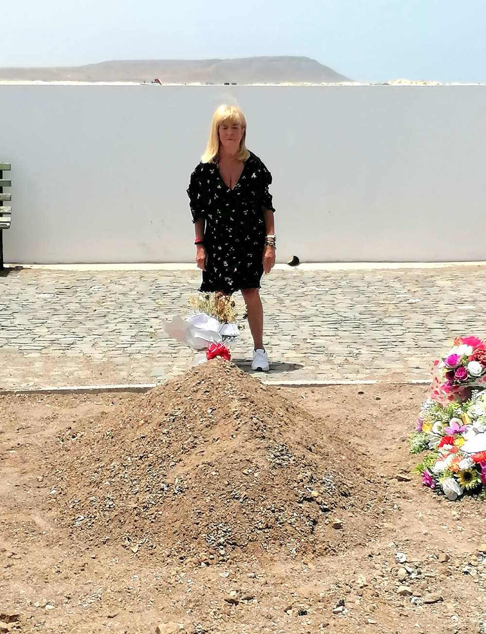 Jacqueline Timson said she had to bury her husband in an unmarked grave three days after his death (PA)