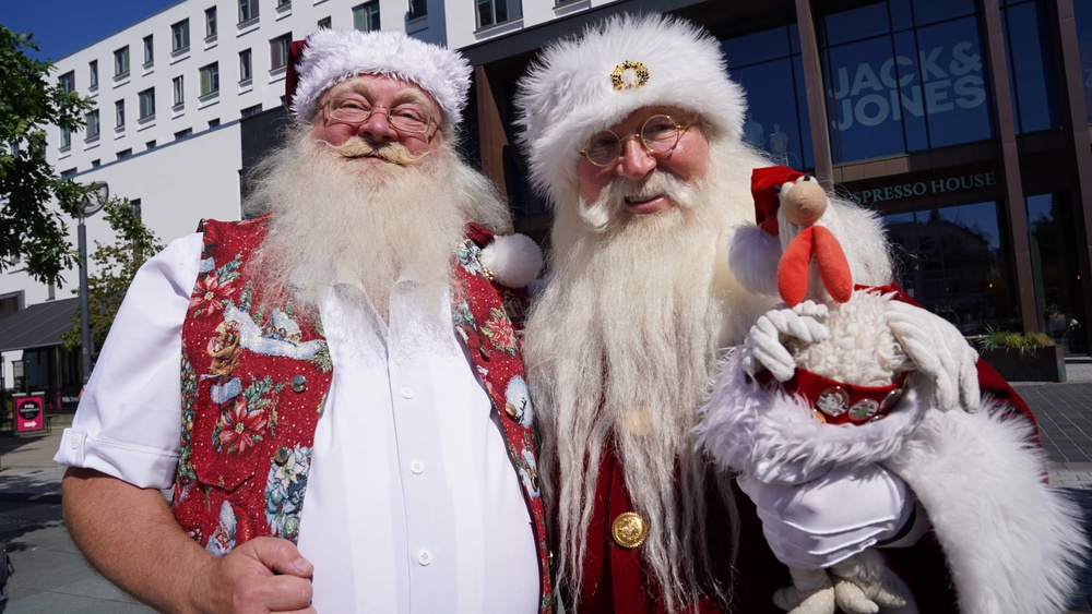 Conceived originally to entertain children, the congress has evolved into a popular annual gathering for professional Santas who typically appear in stores and shopping malls during the Yuletide season (AP Photo/James Brooks)