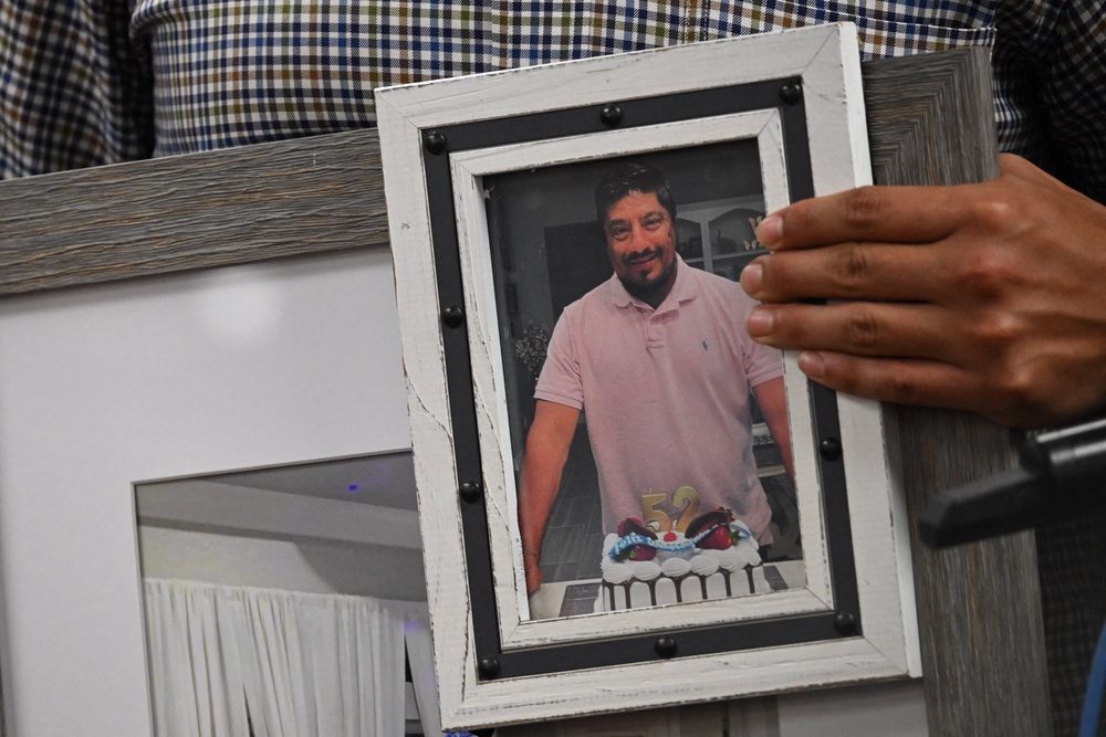 ICE is allegedly trying to convinced three coworkers who witnessed the fatal shooting of Lorenzo Salgado Araujo to self-deport (AFP/Getty)