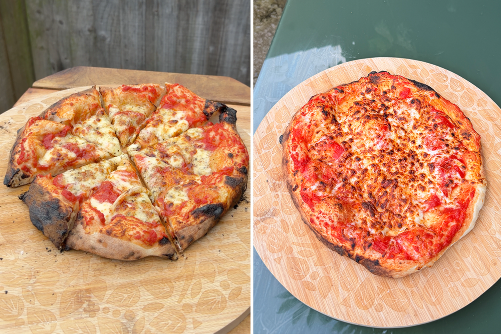 I feasted on some fantastic pizzas while testing the two pizza ovens (Rachael Penn/The Independent)