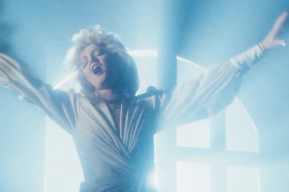 Bonnie Tyler in the ‘Total Eclipse of the Heart’ music video (YouTube)