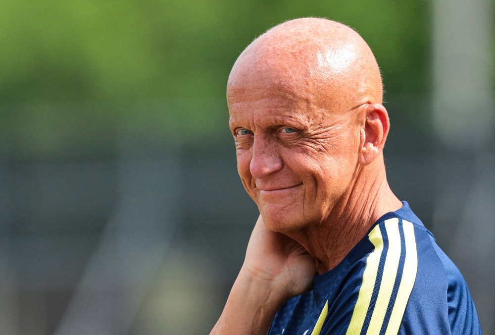Chairman of Fifa's referees committee, Pierluigi Collina (Reuters)