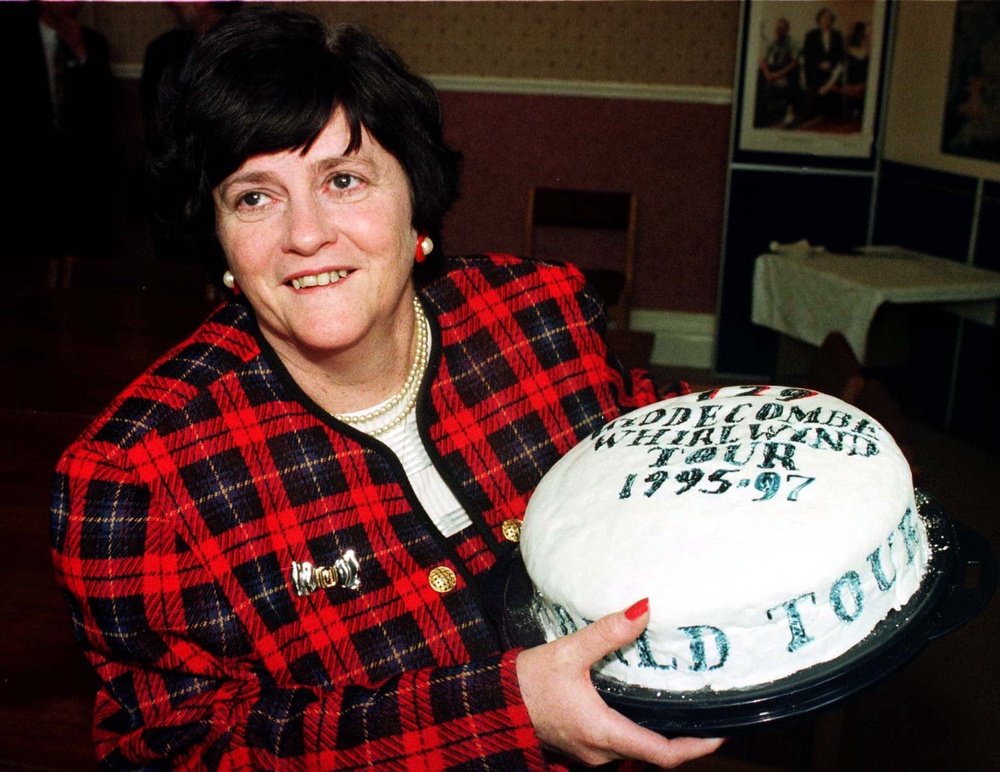 Anne Widdecombe pictured in 1997 (PA)