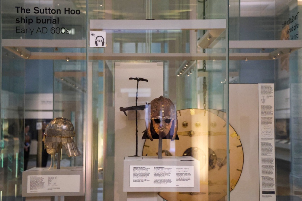 The Sutton Hoo treasure will be exhibited in Normandy (AFP/Getty)