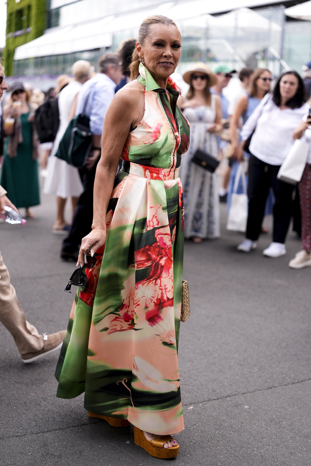 Vanessa Williams wore florals, for summer
